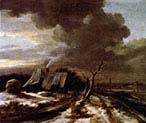 Winter Landscape with View Over the Amstel Amsterdam